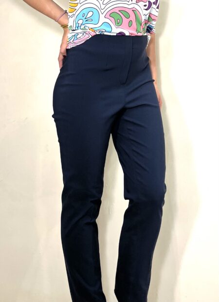Pantalon elastico azul marino