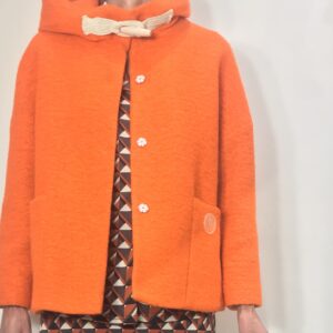Chaqueta de paño naranja
