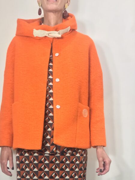 Chaqueta de paño naranja
