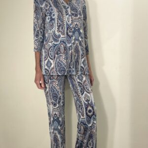 Blusa ameba estampado azules